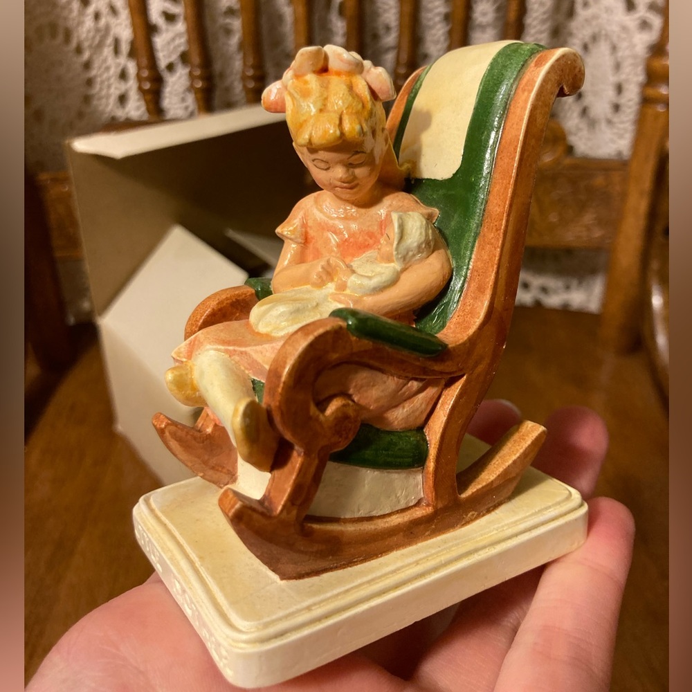 Little Mother - Sebastian Miniatures Prescott W Baston Vintage Decor Figure